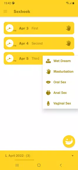 Sex Tracker應用截圖第3張