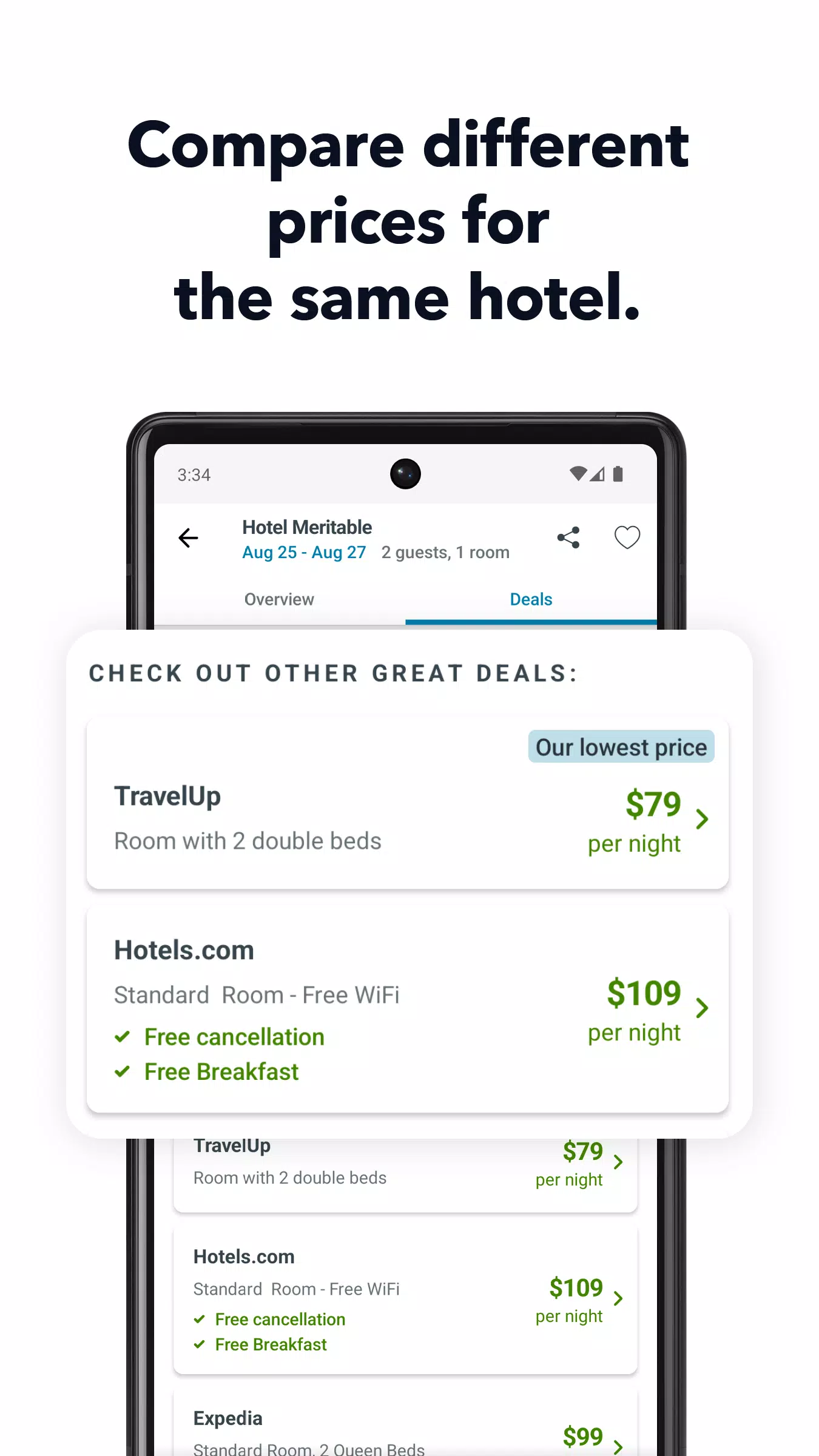trivago: Compare hotéis Captura de tela 4