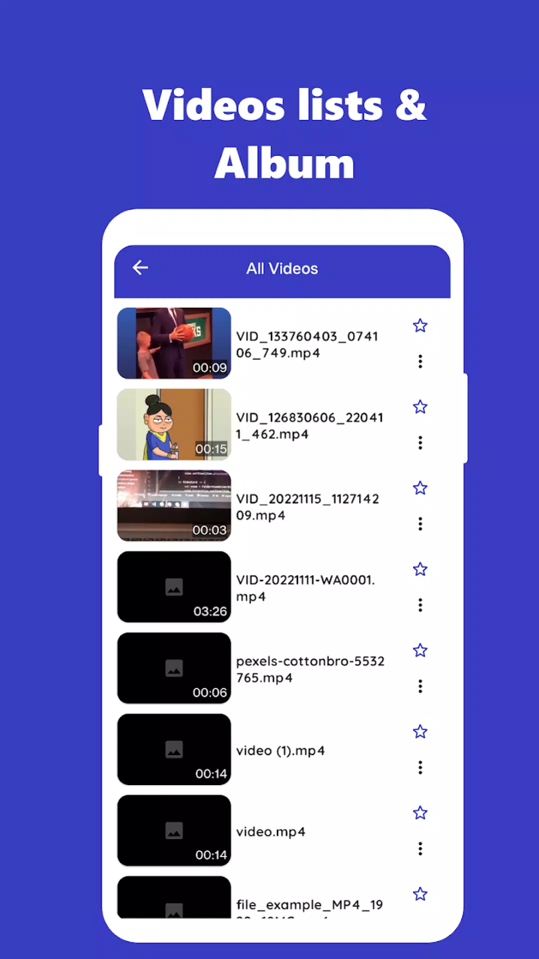 Video Player Captura de tela 3
