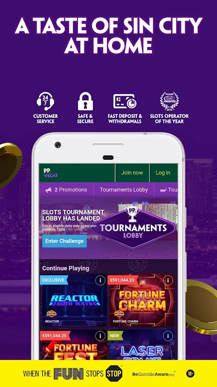 Paddy Power Vegas | Slots, Tournaments & Jackpots Screenshot 1