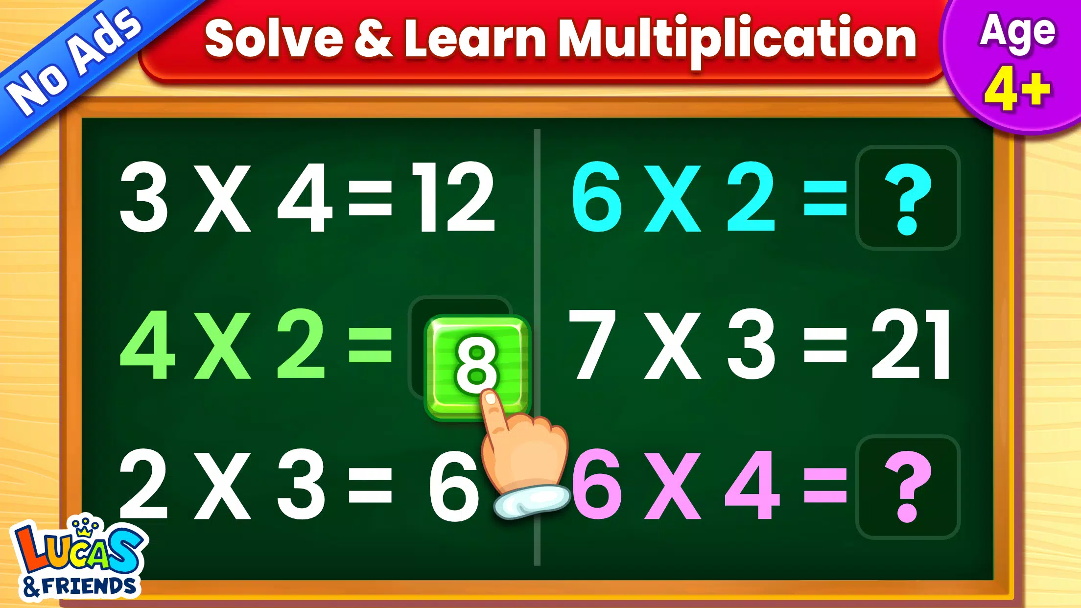 Multiplikation spiele Für 2-7 Screenshot 1