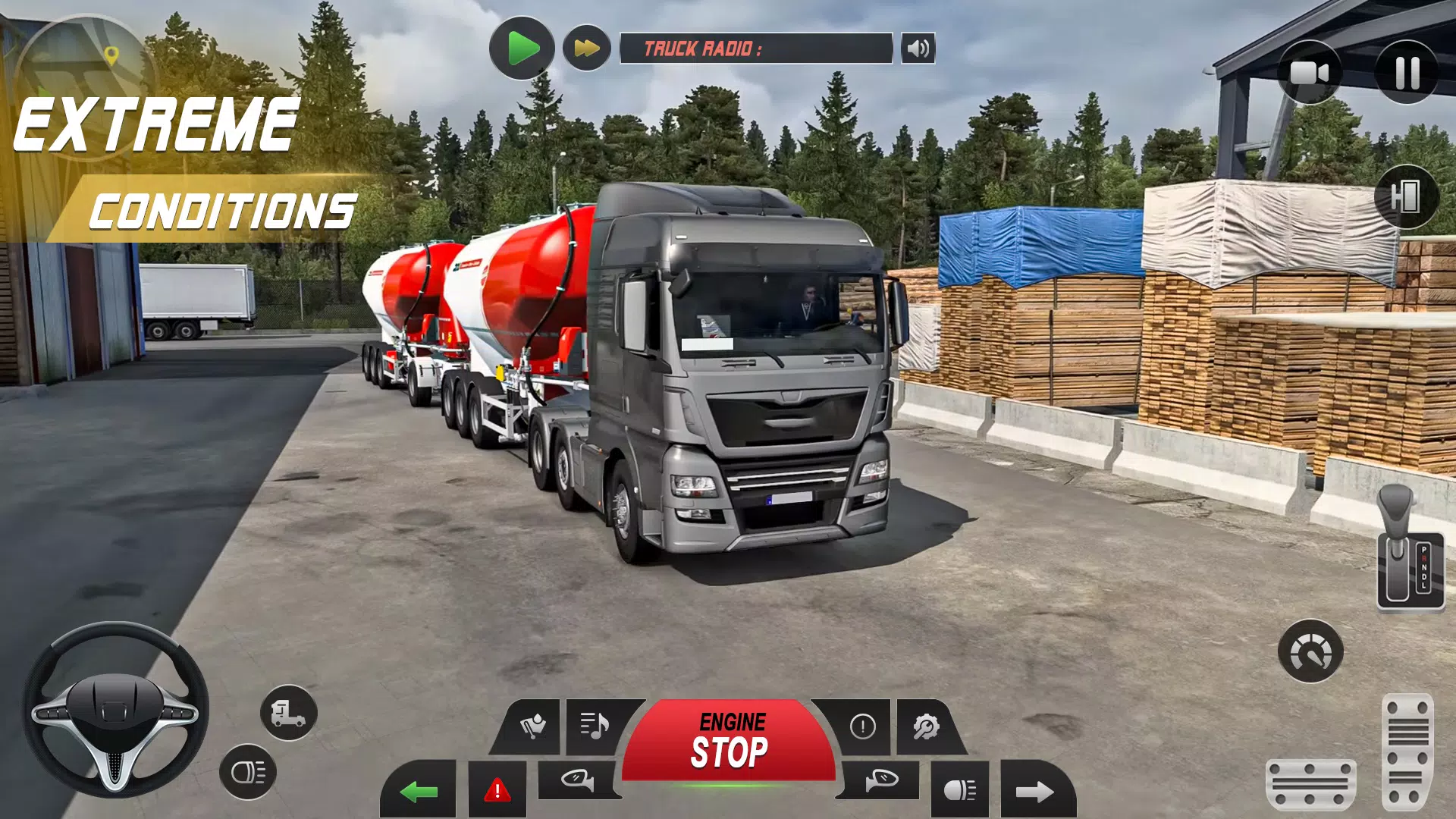 Euro Truck Driving Game 3d スクリーンショット 2