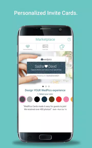 WedPics - Wedding Photo App Captura de pantalla 4
