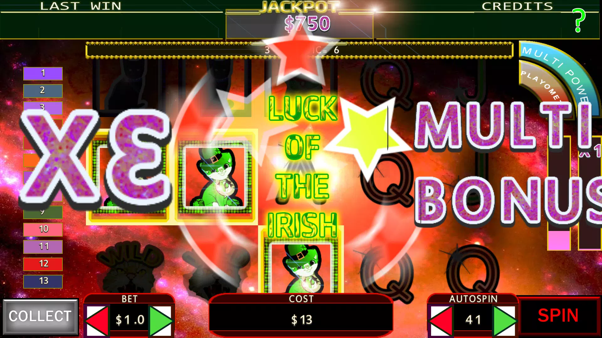 Lucky Beckoning Kitty Fruit Machine Capture d'écran 1