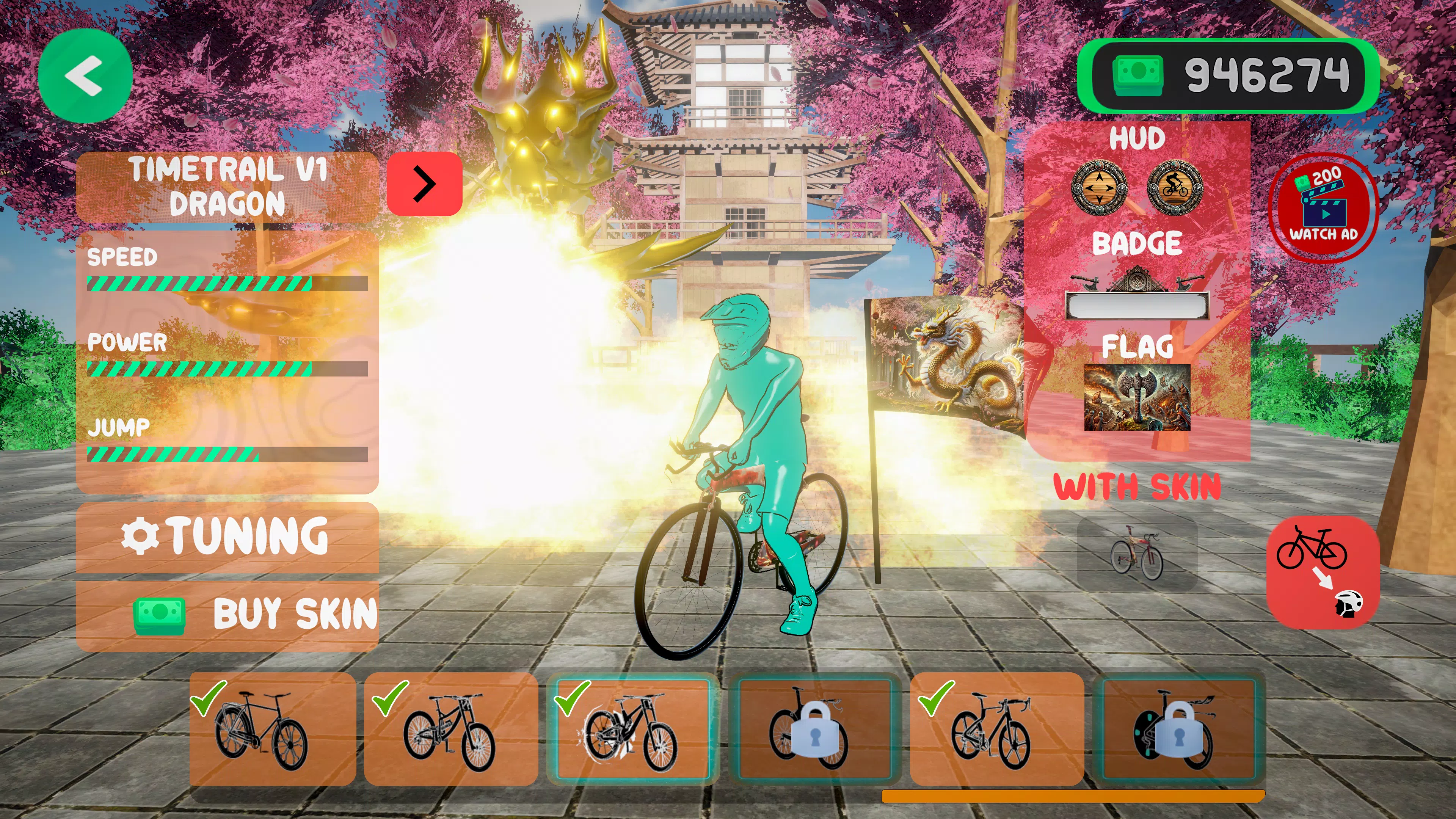 Bicycle Extreme Rider 3D Captura de tela 2