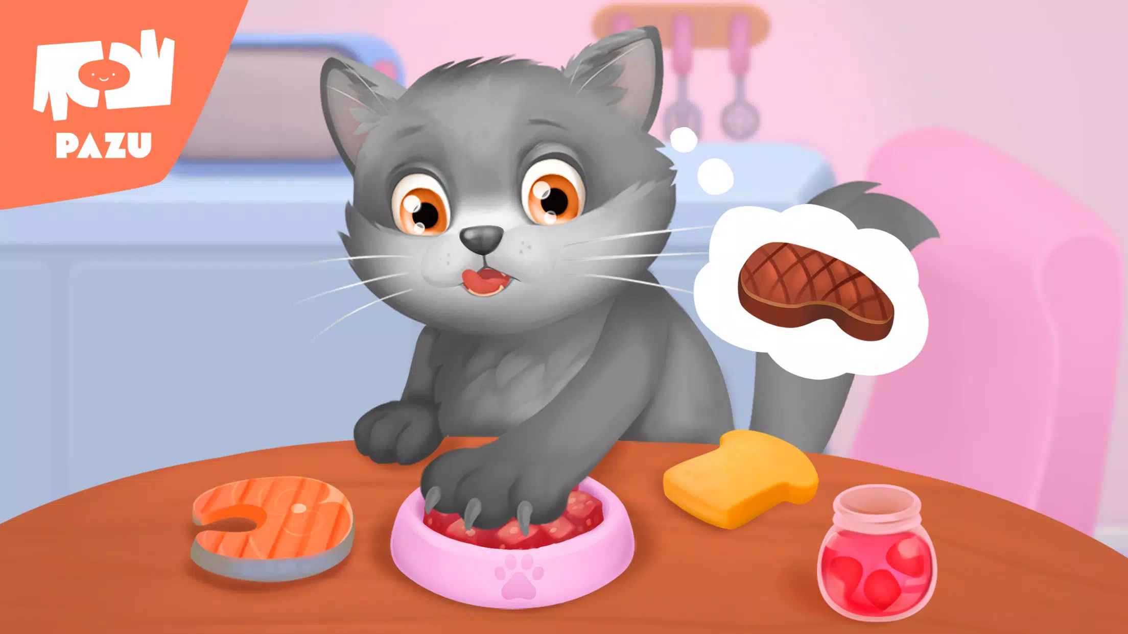 Cat game - Pet Care & Dress up स्क्रीनशॉट 3