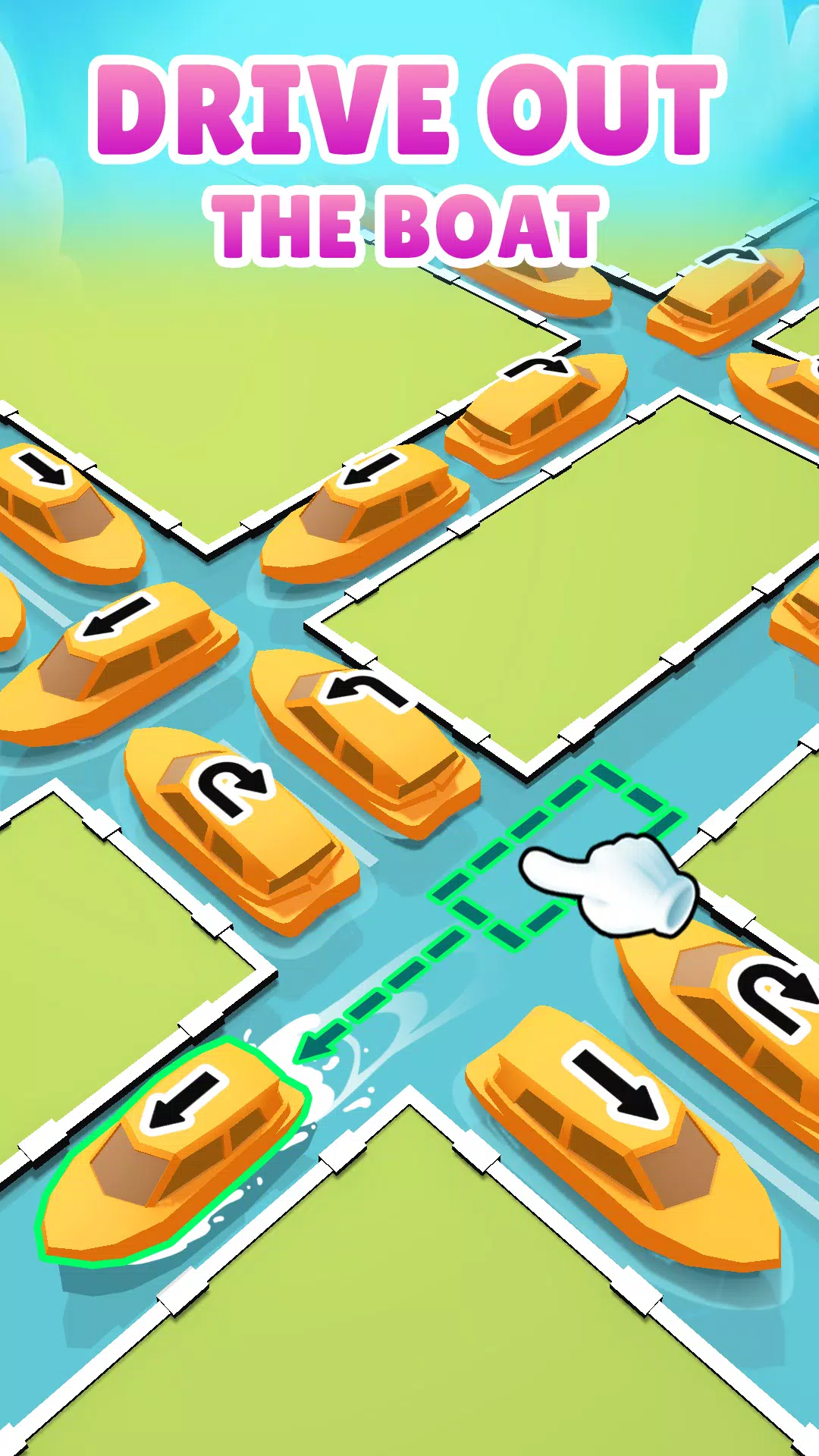 Canal Jam:Traffic Escape Captura de pantalla 1