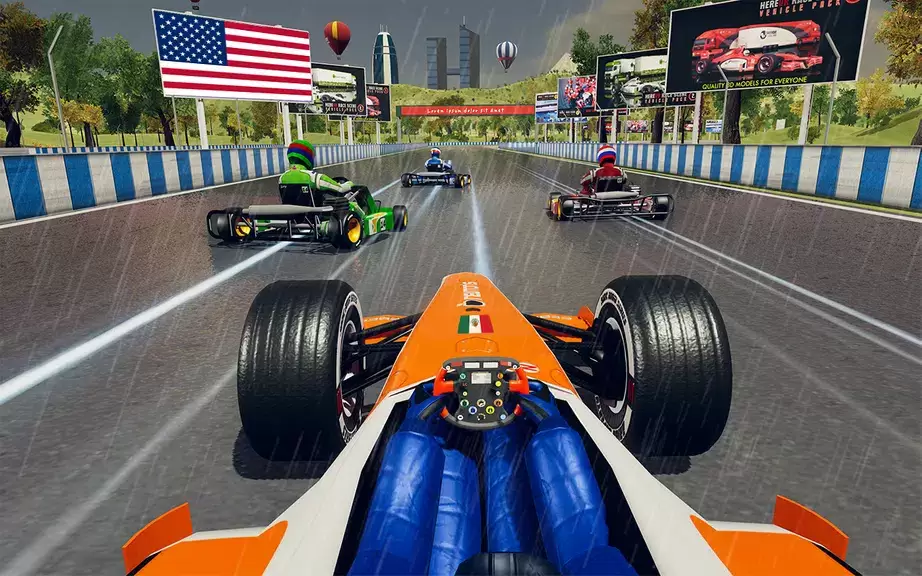 Go Kart Racing Games 3D Stunt 스크린샷 2