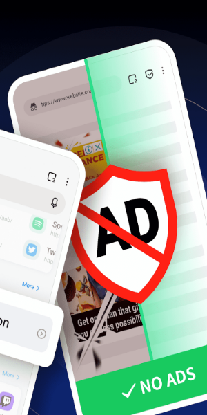 FAB Adblocker Browser: Adblock Скриншот 3