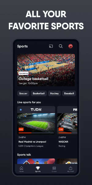 Fubo: Watch Live TV & Sports 스크린샷 2