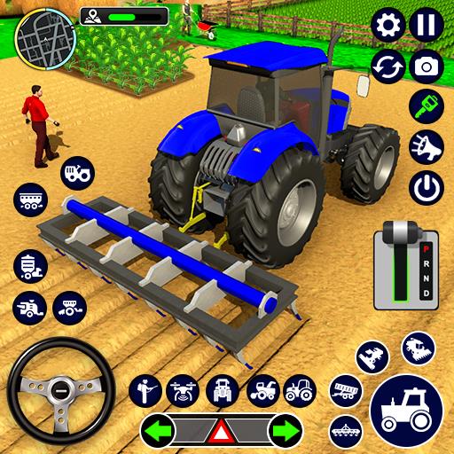 Real Tractor Driving Simulator स्क्रीनशॉट 1