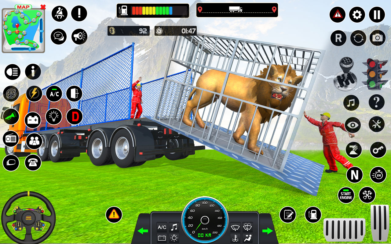 Animals Transport: Truck Games Скриншот 4