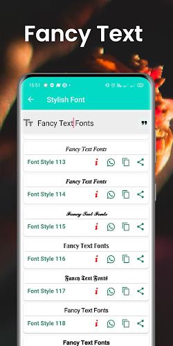 Stylish Fonts स्क्रीनशॉट 1