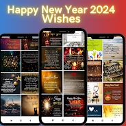 Happy New Year 2024 Wallpaper स्क्रीनशॉट 3