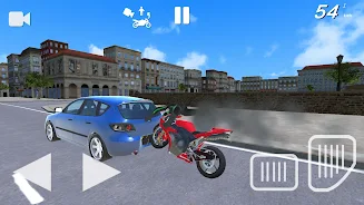 Moto Crash Simulator: Accident स्क्रीनशॉट 1