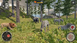 Wild Lion RPG Animal Simulator Captura de tela 1