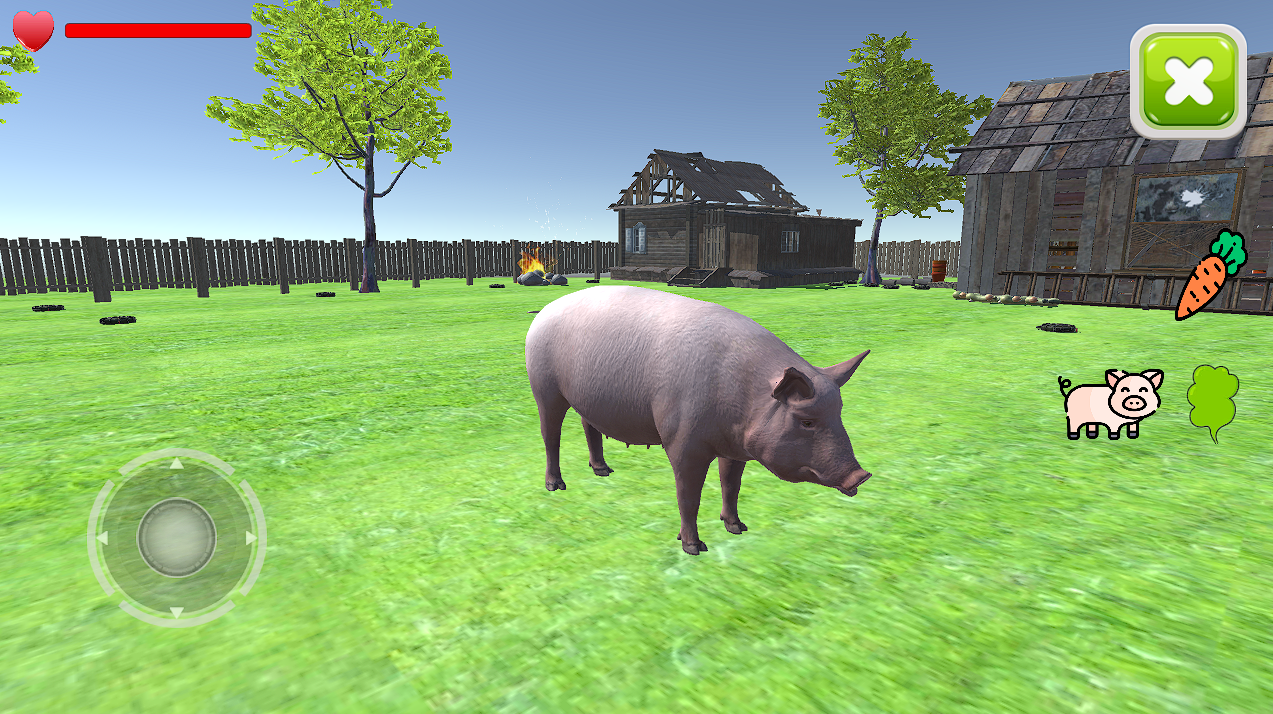 Pig Simulator Captura de pantalla 1