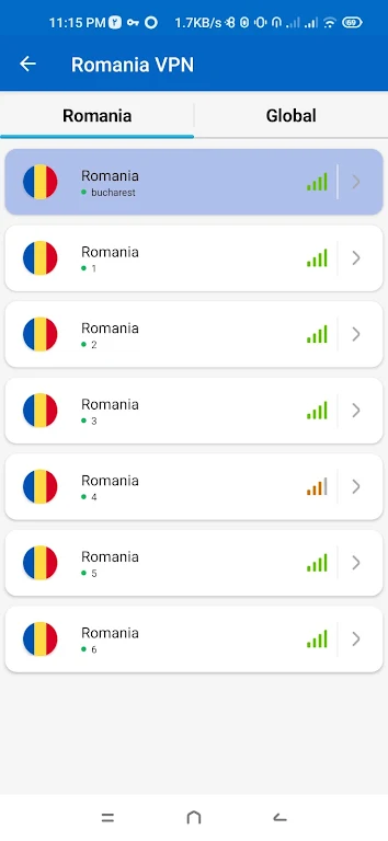 Romania VPN - Fast & Secure Screenshot 1