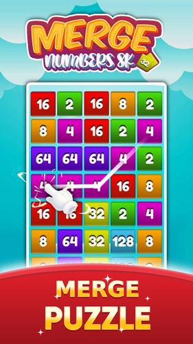 2048 Number Merge Games Puzzle Captura de pantalla 3