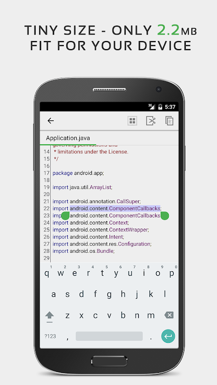 Editor de textos QuickEdit Captura de pantalla 3