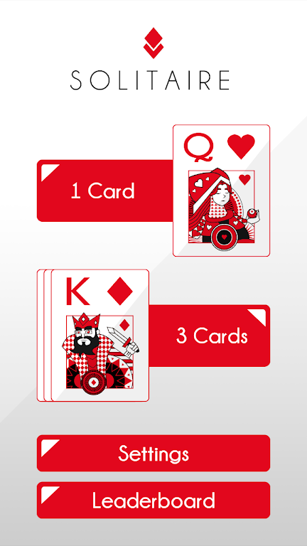 Solitaire - Klondike Redstone स्क्रीनशॉट 1