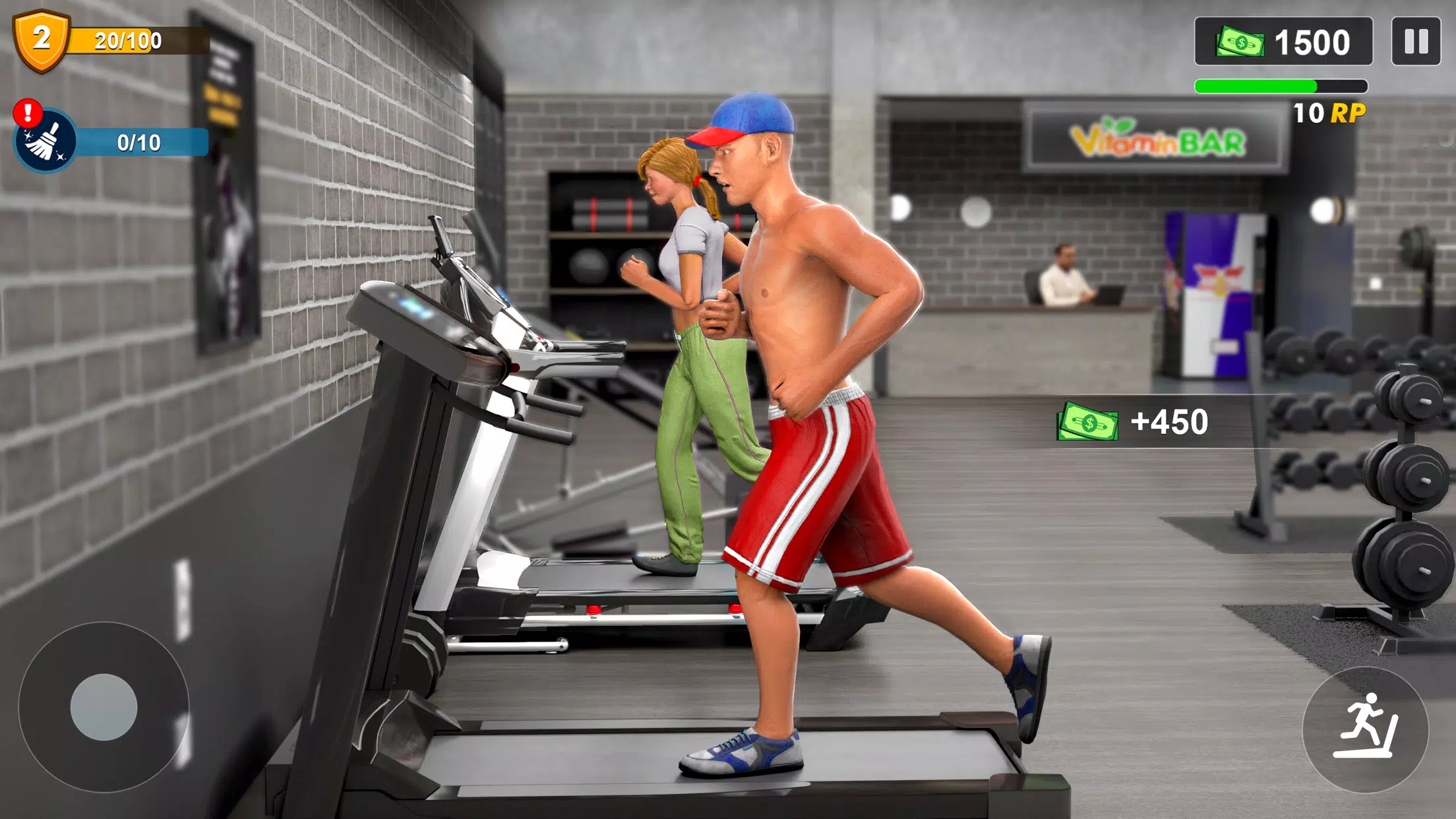 Workout Gym Simulator Game 24 Screenshot 3