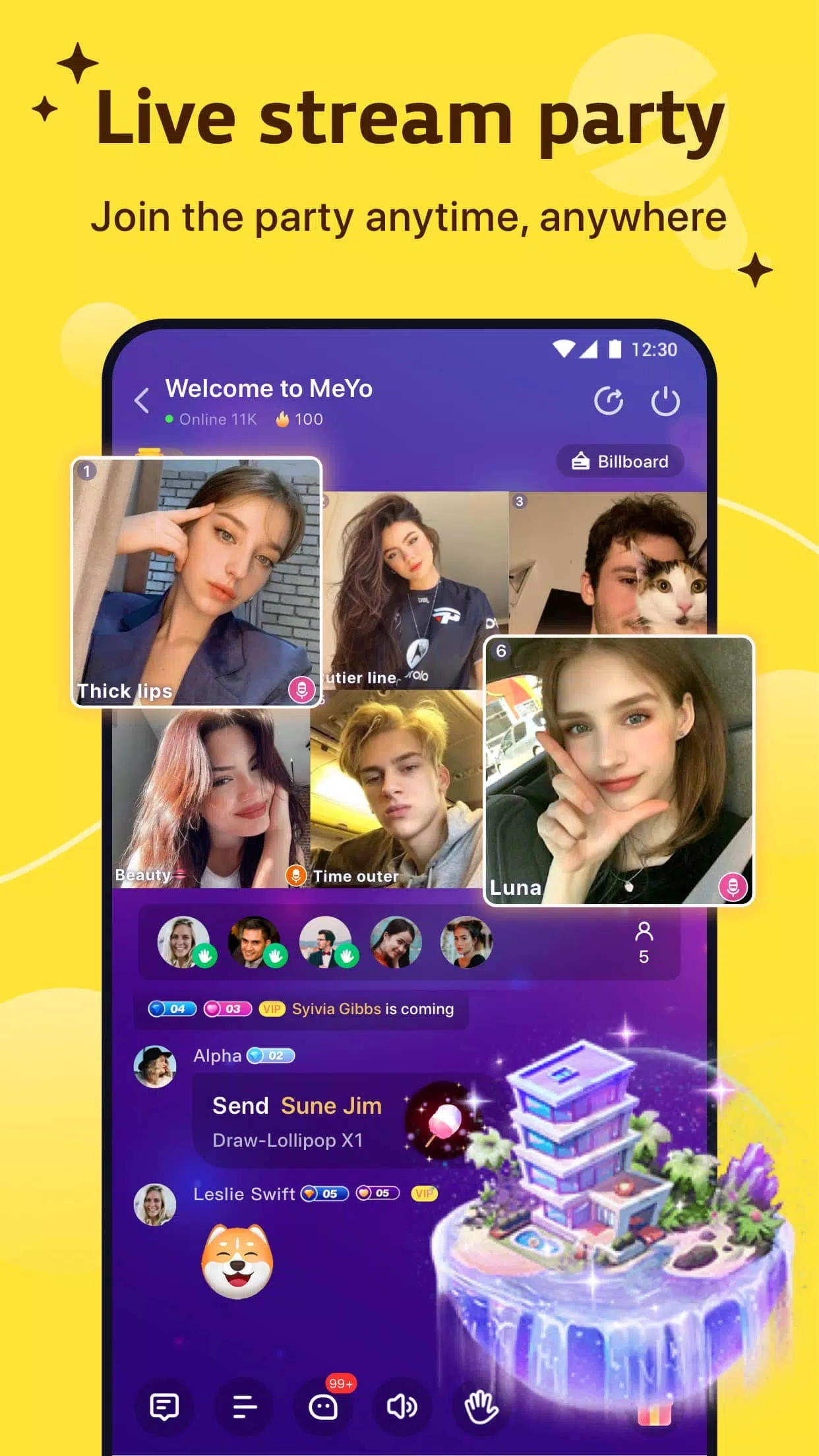 MeYo : be friends स्क्रीनशॉट 3