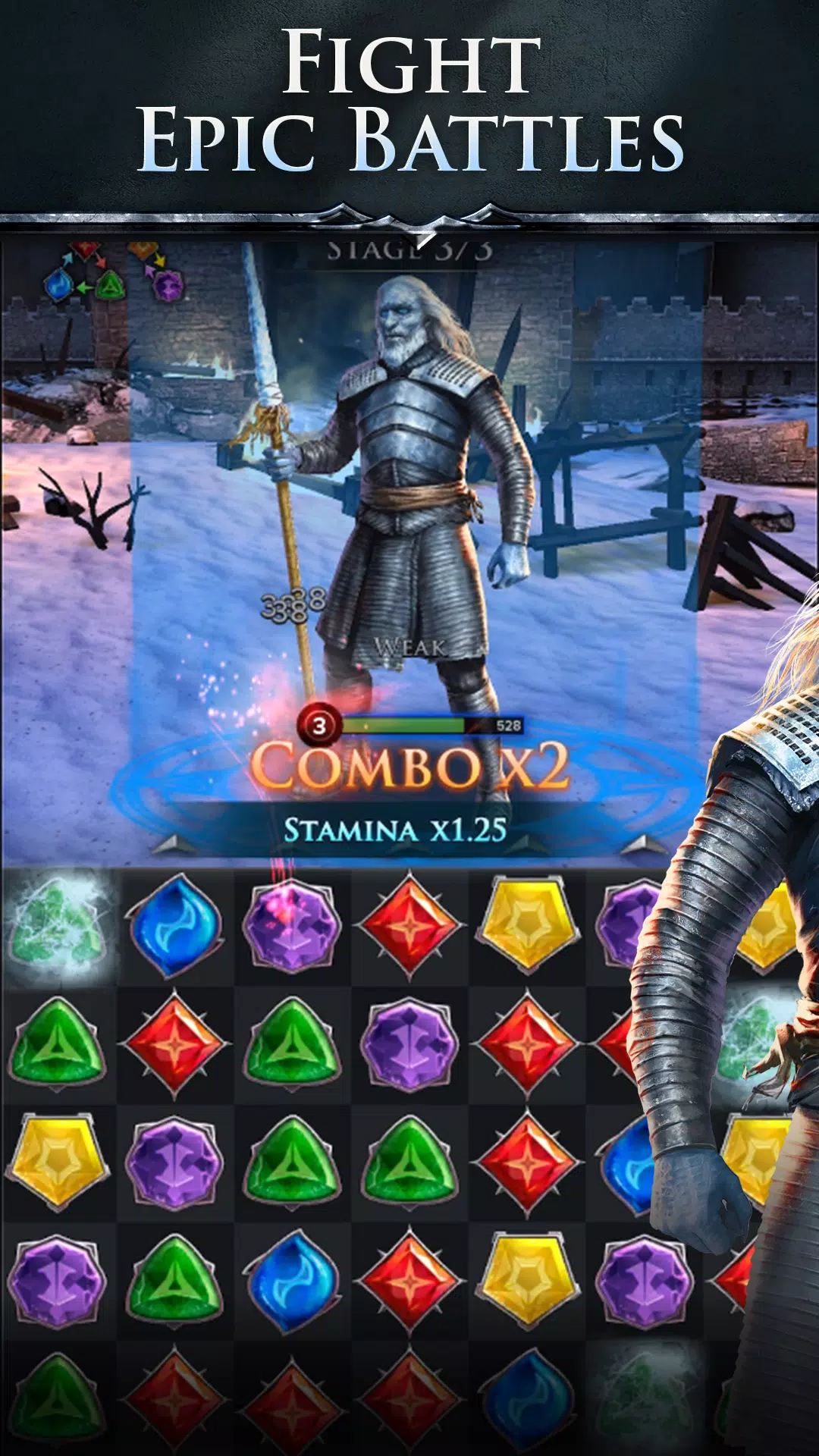Game of Thrones: Legends RPG 스크린샷 4