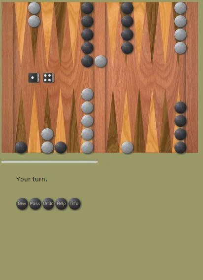 Backgammon Solitaire Classic Captura de tela 3