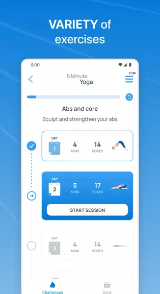 5 Minute Yoga Screenshot 4