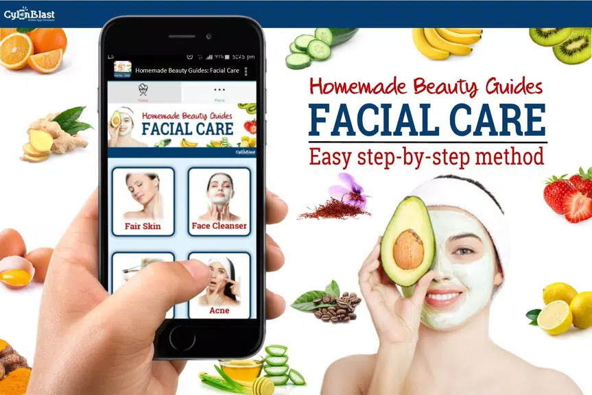 Homemade Beauty: Facial Care 스크린샷 1