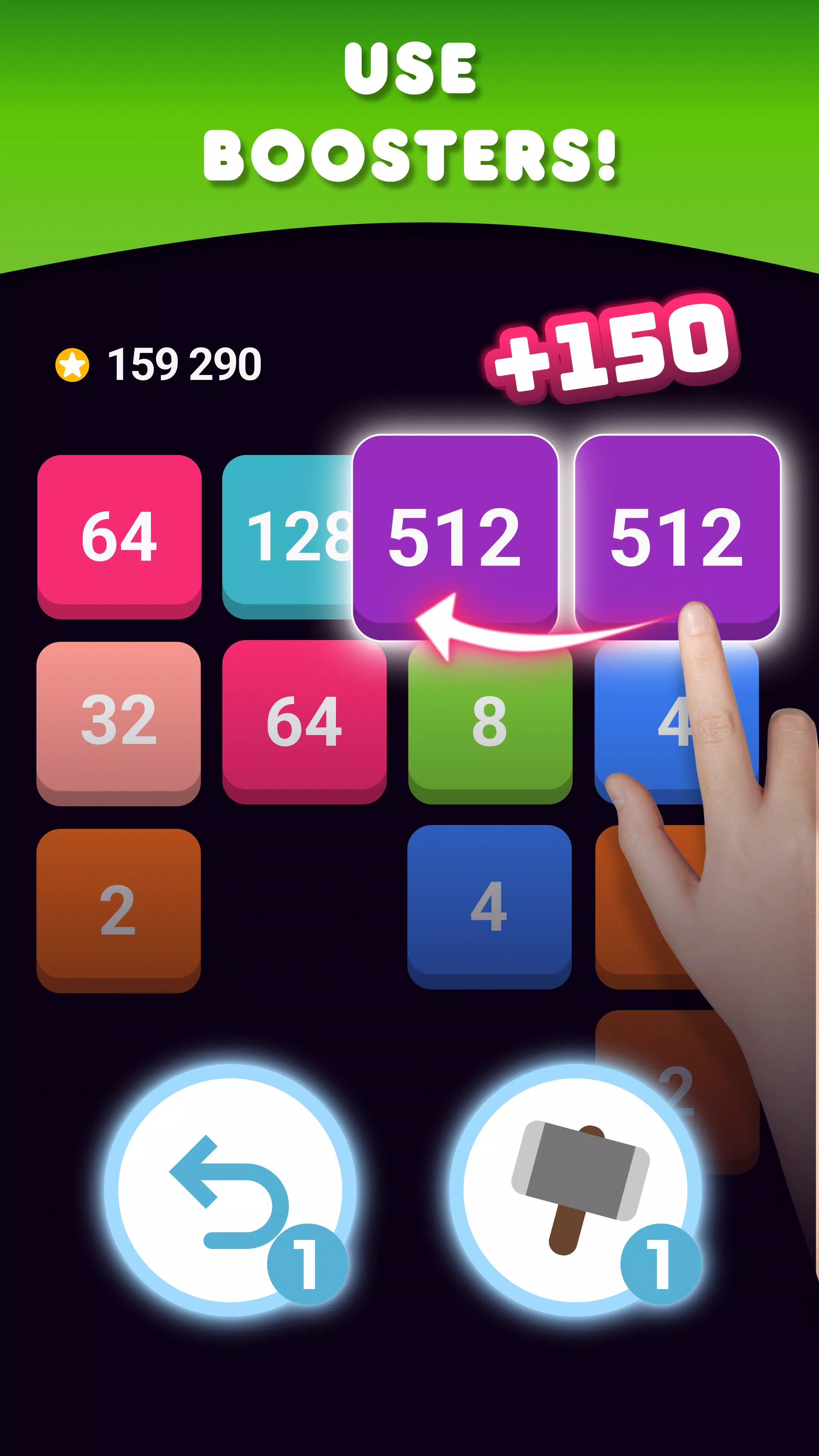 2048: Puzzle Game! Merge Block スクリーンショット 4