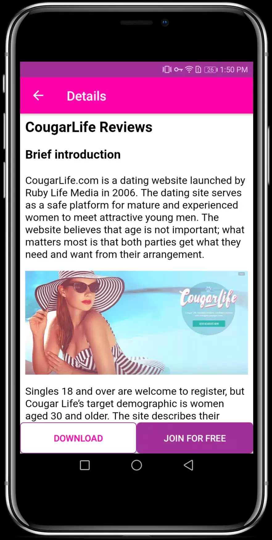 Cougar Dating Apps for Mature & Older Women应用截图第4张