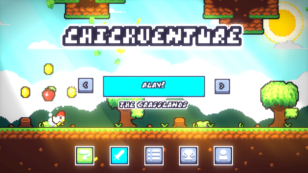 Chickventure: A Runner Game Capture d'écran 1