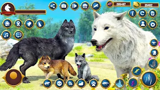 Virtual Wild Wolf Family Sim स्क्रीनशॉट 1