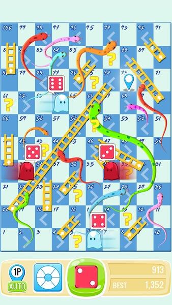 Snakes and Ladders the game Capture d'écran 1