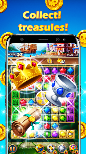 Jewels Crush Fantasy: Match 3 Captura de pantalla 2