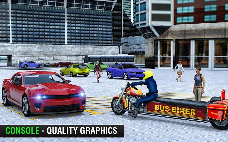 Juego de conducción BikeTaxi Скриншот 1