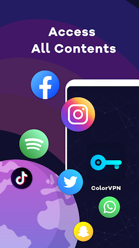 Color VPN - Secure Fast VPN Capture d'écran 1