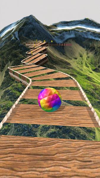 Sky Rolling Balls 3D 스크린샷 1