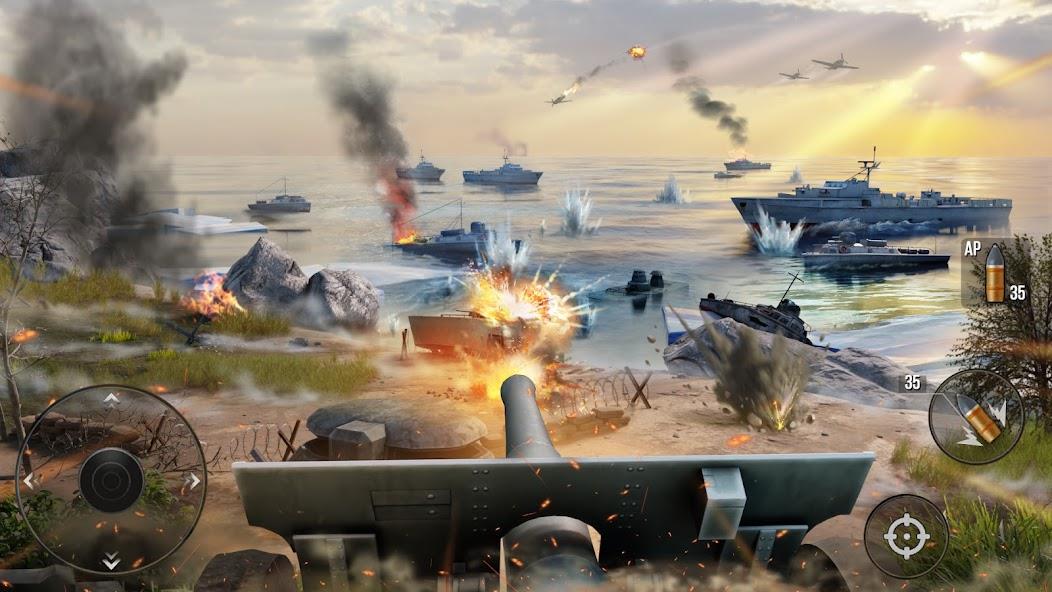 World of Artillery: Cannon War Mod 스크린샷 2