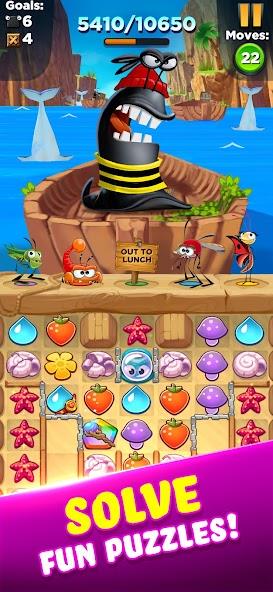 Best Fiends - Match 3 Puzzles Mod Capture d'écran 2