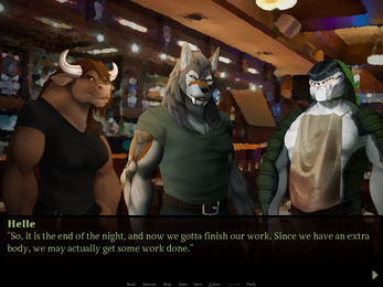 Blackgate the Visual Novel - FanMod Captura de pantalla 1