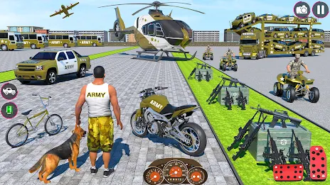 Army Car Truck Transport Games スクリーンショット 1