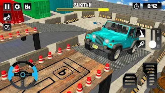 Jeep Parking Game - Prado Jeep スクリーンショット 1