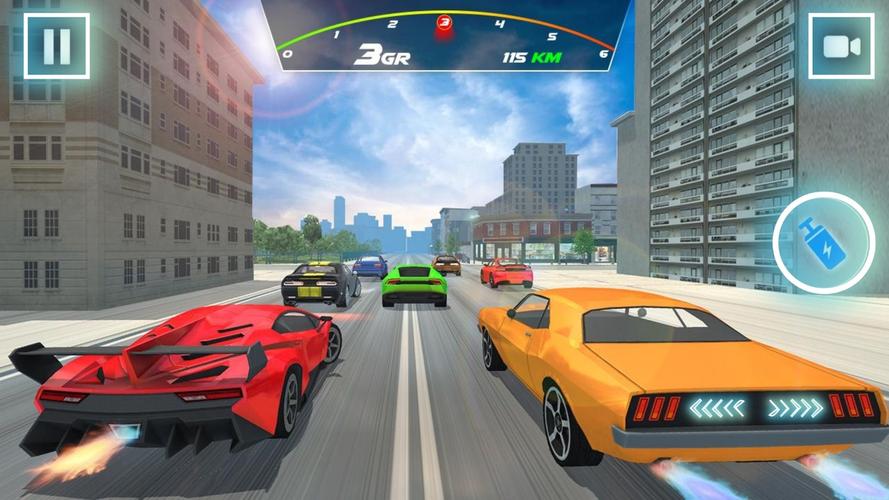 Street Car Racing-Nitro Fire स्क्रीनशॉट 2