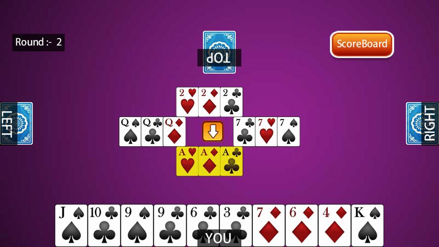 Hazari Card Game : 1000 Points स्क्रीनशॉट 2