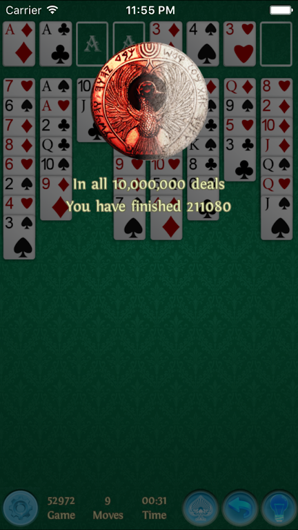 FreeCell Premium Capture d'écran 2