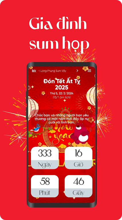 Vietnamese Tet 2025 Countdown スクリーンショット 2