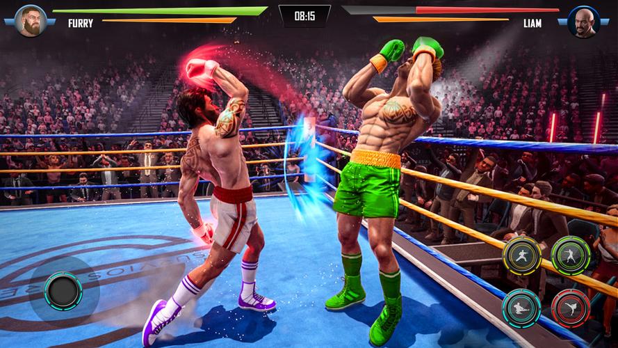Real Kick Boxing Games 2023 스크린샷 1
